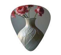 Plettri per chitarra tecnologica con stampe - Set da 12 pezzi con 3 diversi spessori, adatti per chitarre elettriche e acustiche