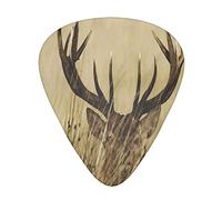 Plettri per chitarra White Tailed Deer - Accessori per chitarra - Plettri per chitarra acustica, chitarra elettrica, basso per uomo donna Chitarrista professionista, musicisti e principianti.