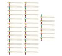 Plettri Per Cocktail Disco Ball - Bastoncini Di Frutta Da 100 Pezzi, Stuzzicadenti Per Cocktail, Bastoncini Per Mescolare Palla Da Discoteca Per Natale, , Barbecue, Salumi | Forniture Per Feste