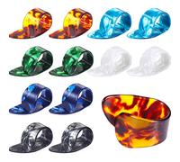 Plettri per Dito e Pollice, Puntine Piatte per Chitarra (12 Pezzi)