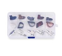 Plettri per Dito in Plastica Plettri per Pollice Protezioni per Dita Set 15 Pezzi Fai da Te Pollice Indice Plettri per Dito Accessorio Protettore