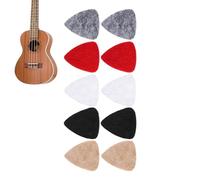 Plettri per Ukulele | 10 Pezzi Accessorio Riutilizzabile di Lunga Durata,Set di Plettri per Ukulele | Principianti Amatoriali Amanti della Musica Concerti Festival di Musica Riunioni