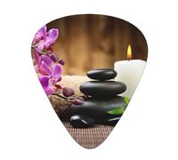 Plettri per ukulele, campionatore per chitarristi, 12 pezzi, per chitarra acustica, basso, chitarra elettrica, stampa Zen Stone