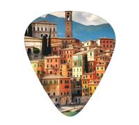 Plettri per ukulele, campionatore per chitarristi, 12 pezzi, per chitarra acustica, basso e chitarra elettrica, bella stampa Italia