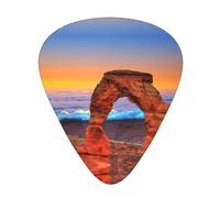 Plettri per ukulele, campionatore per chitarristi, 12 pezzi, per chitarra acustica, basso e chitarra elettrica, stampa Arches National Park