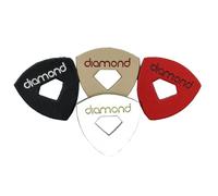 Plettri per ukulele in pelle con foro a forma di diamante per una migliore presa, non far cadere mai il plettro mentre si suona funziona anche come plettro per chitarra o basso, 100% vera pelle,