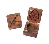 Plettri personalizzati per chitarra, porta plettri personalizzati (una scatola + un plettro)