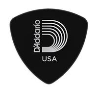 Plettri Planet Waves in celluloide nero per chitarra, confezione da 100, calibro medio, larghe.