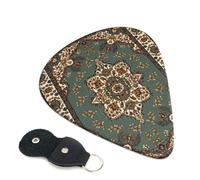 Plettri tradizionali orientali stampati per chitarra, 6 pezzi, plettro per chitarra acustica, elettrica, basso, chitarre acustiche, ukulele, sottili, medi, spesse, 0,71 mm