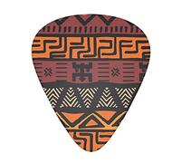 Plettri tribali per chitarra africana in tessuto di fango classico, triangolare, basso, chitarra acustica ed elettrica, per chitarristi, 12 pezzi