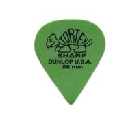 Dunlop 412P (12pz) Plettri Tortex 'sharp' Green .88mm