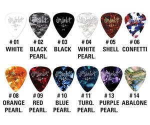 Plettro - 483p#04 White Perloid - Medium