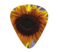 Plettro Bloom Sunflower Eccezionale per Chitarra - Plettro su un solo lato in materiale ABS - Spessore diverso per diverse esperienze musicali - Ideale per chitarre e ukulele, plettro per chitarra,