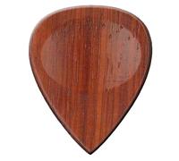 Plettro Clayton in legno esotico Padouk Confezione da 3 pezzi