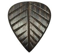 Plettro Clayton Legno esotico Wenge Foglia Imballaggio 3 pezzi