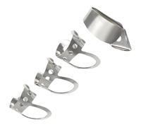 Plettro da dito per chitarra Banjos per chitarra plettri da dito in metallo regolabili per chitarra argento Plettro per dito pollice