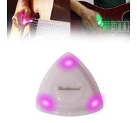 Plettro luminoso a LED, plettro per chitarra, plettro basso, plettro per chitarra elettrica, plettro luminoso di ricambio, plettro automatico a LED per migliorare le prestazioni del palcoscenico