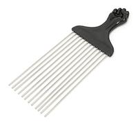 Plettro per Capelli in Metallo, Plettro a Denti Larghi, Plettro per Capelli Donna per Capelli Ricci per Sollevare il Pettine per Pettine per Districare la Treccia della