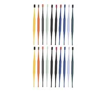 Plettro per cerume robusto, design a spirale, a doppia estremità, per la pulizia delle orecchie