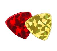 Plettro per Chitarra 0,96mm 2 Pezzi per Basso e Ukulele | ABS Resistente, Presa Confortevole e Controllo, per Lezioni e Registrazioni, Stile Colorato
