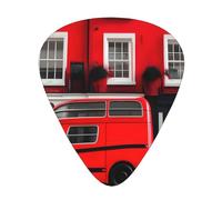 Plettro per chitarra, 3 diversi spessori, stampa Londra Street, per basso, ukulele, chitarre acustiche