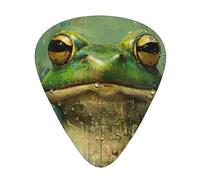 Plettro per chitarra a forma di rana e pioggia, per uomini e donne, accessori triangolari per strumenti (12 pezzi su un lato)