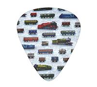 Plettro per chitarra a forma di treno, 12 pezzi, accessori per chitarra, pickup, adatto per chitarra Yukriri e altri