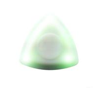 Plettro per chitarra a LED con design antiscivolo, attiva la luce al contatto delle corde, suono fluido per un tono ricco, materiale plastico, lungo tempo di utilizzo (verde)