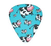 Plettro per chitarra alla moda Plettri per chitarra per la tua chitarra elettrica, acustica o basso Plettri per chitarra di mucca di lusso carino cartone animato 0,46 mm / 0,71 mm / 0,96 mm