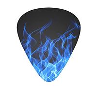 Plettro per chitarra Blue Flame Advanced 12 pezzi Tre spessori per basso, chitarra elettrica, borsa per chitarra acustica