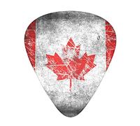 Plettro per chitarra Canada Flag Advanced 12 pezzi Tre spessori per basso, chitarra elettrica, borsa per chitarra acustica