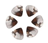 Plettro per chitarra con animali selvatici, 12 plettri, alla moda, personalizzato, resistente, per chitarra elettrica, accessori per ukulele, chitarra elettrica, basso