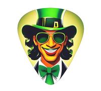 Plettro per chitarra con stampa Happy St Patrick'S Day, 3 diversi spessori, per basso, ukulele, chitarre acustiche