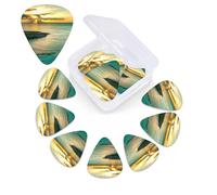 Plettro per chitarra con stampa Hawaii Sunbeams, confezione da 12 pezzi, con custodia per plettro, plettri per chitarra, 0,46 mm, 0,96 mm, 0,71 mm, accessori per chitarra per basso, chitarre acustiche