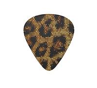 Plettro per chitarra con stampa leopardata a pois neon luminoso plettro per basso elettrico per gli amanti della chitarra acustica regalo confezione da 12 con scatola