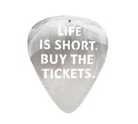 Plettro per chitarra da parete, decorazione da parete in metallo, decorazione rustica da parete per sala musica, camera da, uomo caverna degli amanti della musica