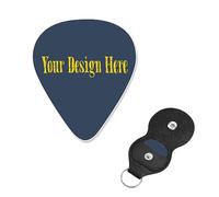 Plettro per chitarra dal design speciale, carica la tua immagine/testo per basso, chitarra elettrica e acustica, 0,96 mm