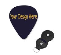 Plettro per chitarra dal design speciale per basso, chitarra elettrica e acustica, 0,96 mm