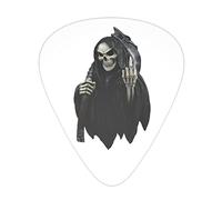 Plettro per chitarra Grim-Reaper Advanced 12 pezzi Tre spessori per basso, chitarra elettrica, borsa per chitarra acustica