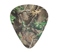 Plettro per chitarra Hardwoods Green Camo Advanced 12 pezzi Tre spessori per basso, chitarra elettrica, borsa per chitarra acustica