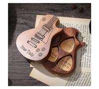 Plettro per Chitarra Personalizzato, Confezione Da 3 Personalizza I Plettri per Chitarra, Plettri per Chitarra Unici (Scatola*1 Plettri per Chitarra*3),A