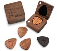 Plettro per chitarra personalizzato in legno + legno confezione regalo | Crea un regalo davvero unico | Inciso al laser |Nome personalizzato | per coppie, amici