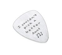 Plettro per chitarra, regalo per donne, con scritta "I Couldn't Pick a Better", regalo per donne e uomini, regalo di compleanno o di Natale per donne (zia)