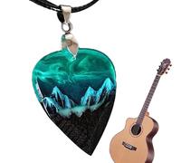 Plettro per chitarra, stile creativo, stile boreale, novità musicista chitarrista, ciondoli retrò per concerti, feste, festival musicali, Bellv