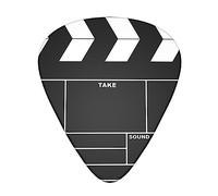 Plettro per chitarra unico Plettri per chitarra alla moda presentati sottili, medi, pesanti ed extra pesanti per chitarra acustica ed elettrica (assicella nera per film)