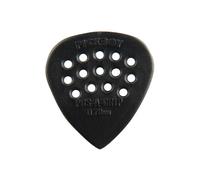 Pick Boy Plettro/Pick Pos-A-Grip, Carbon Nylon, 0,70 Mm, Medium, Nero, 12 Pezzi
