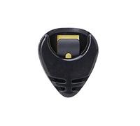 Plettro portatile per chitarra, supporto per plettro, per custodia, acustica, a forma di cuore, trilogia esotica, in osso, corno