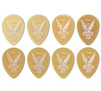 Plettro Ultem Gold, Teartrop piccolo 0,56 mm, oro trasparente, 12 pezzi