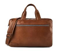 Plevier Jimmy Valigetta Vera Pelle 31 cm Vano porta PC marrone