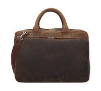 Plevier Retro Colmar Valigetta Pelle 40 cm Scomparto per laptop marrone